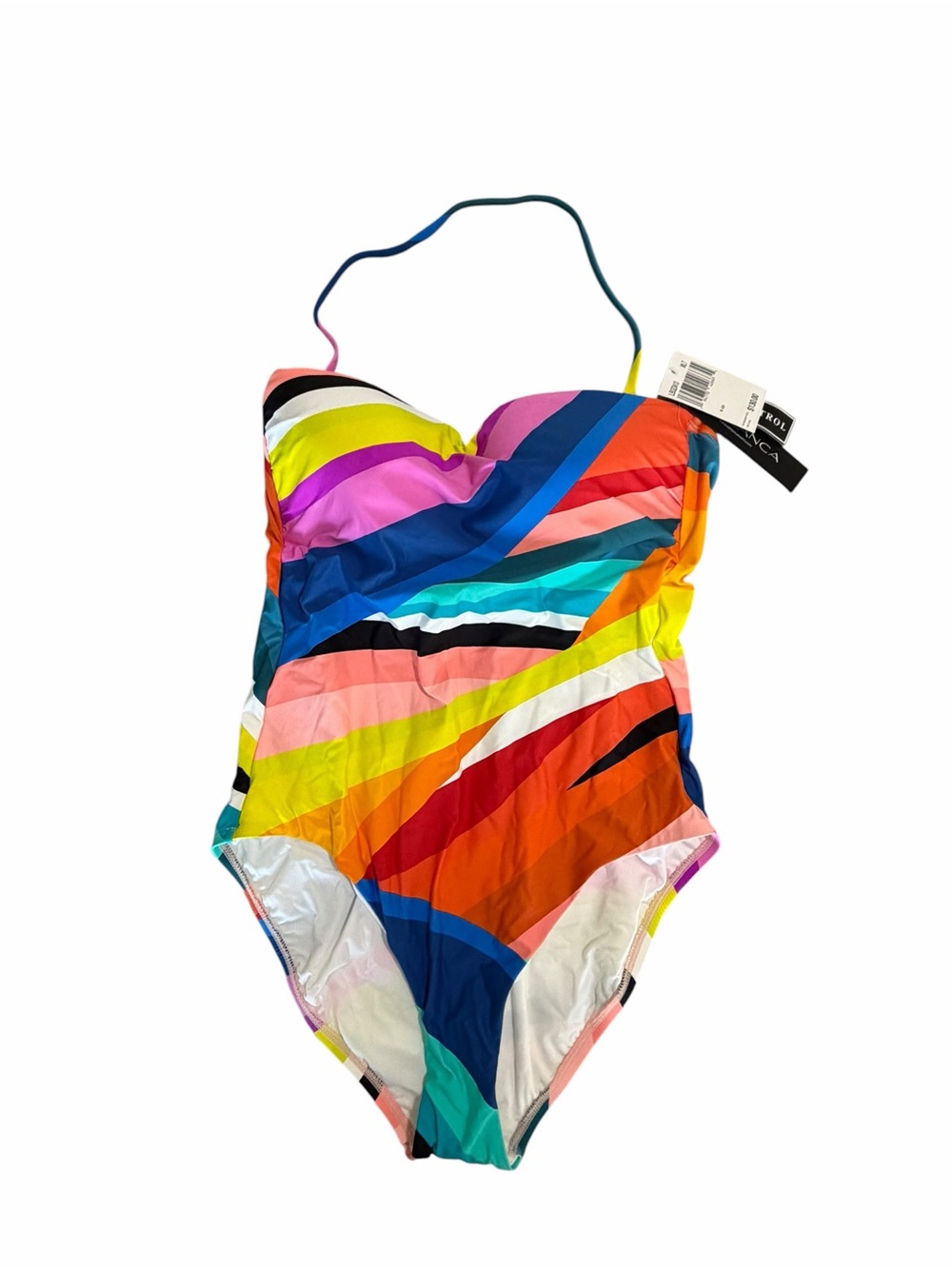 La Blanca NEW Women's Tummy Control One Piece Swim Suit Size 10 #260056